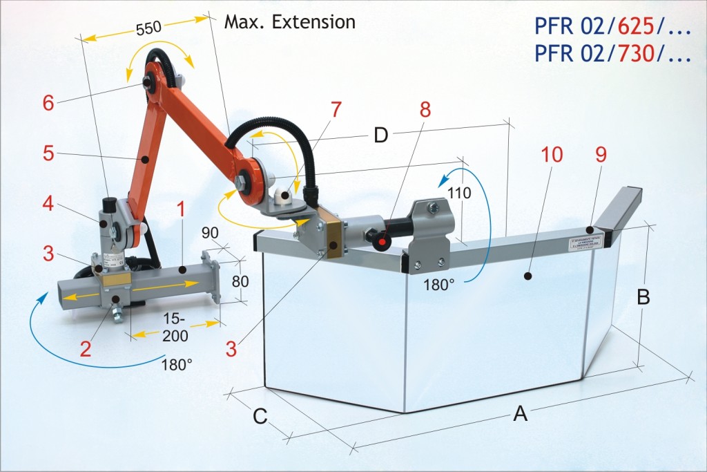 PFR 02 Universal Milling Machine Safety Guard